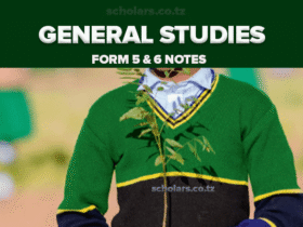 Topic 2: Contemporary Cross Cutting Issues In Tanzania - General Studies Notes Form 5 & 6