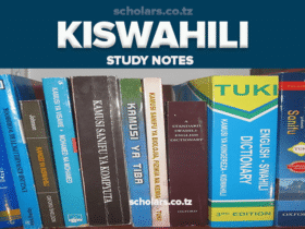 Kiswahili Study Notes Form 1 - 4 (Ordinary Level) All Topics