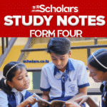 Form Four Study Notes (O'Level Form Four Notes) - All Subjects
