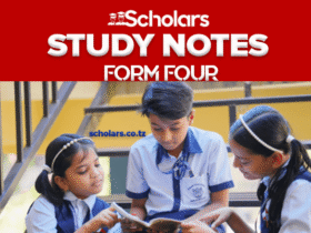 Form Four Study Notes (O'Level Form Four Notes) - All Subjects