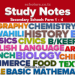 Basic Mathematics Notes Form 1 - 4 (O'Level Mathematics Notes) - All Topics